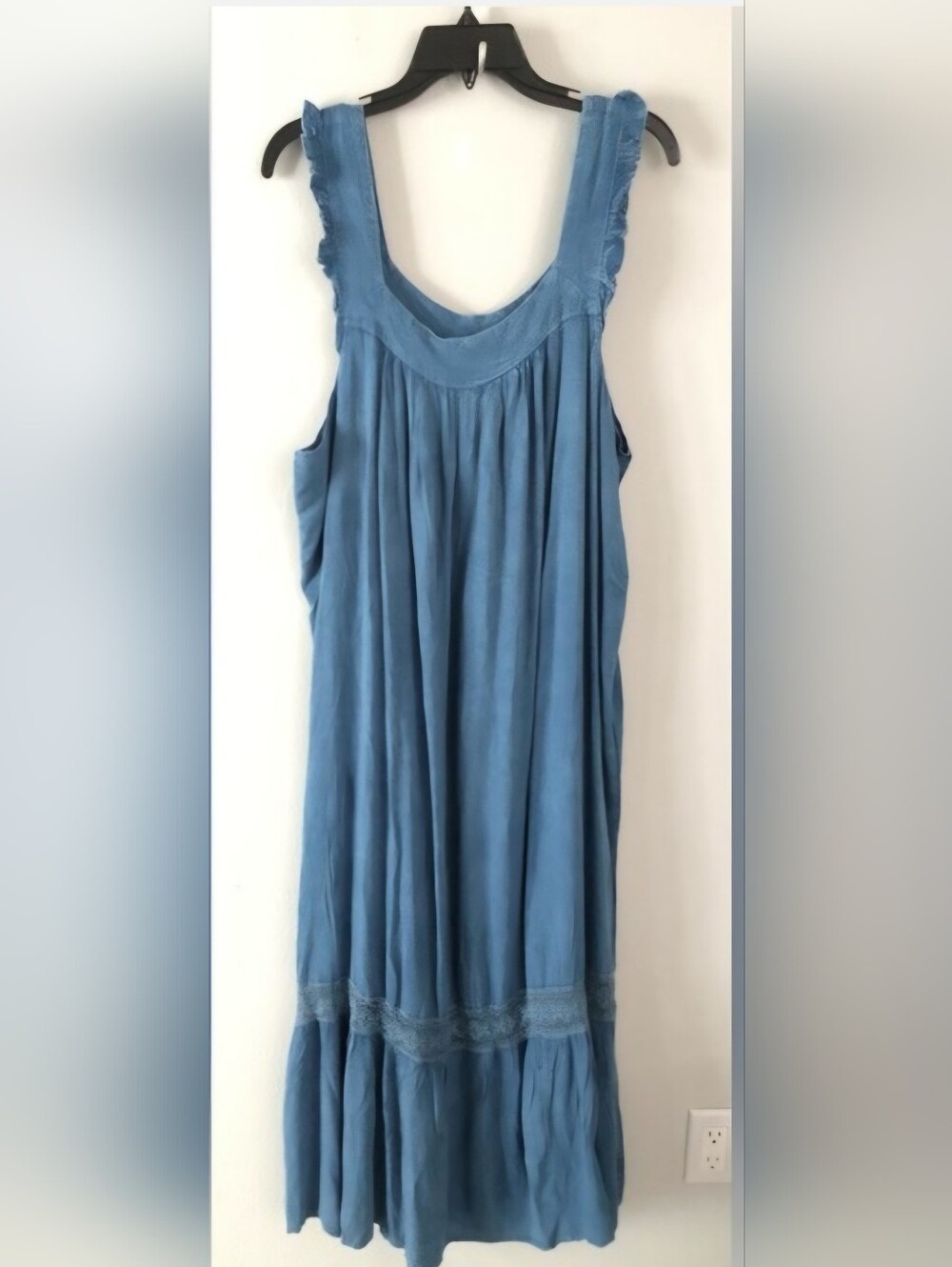 MLLE Gabrielle Rayon Maxi Dress, Size 1X - Picture 4 of 6